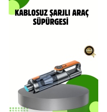 Şarjlı Kablosuz El Süpürgesi Yüksek Emiş Güçlü ve Çok Başlıklı