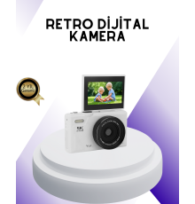 5K UHD Dijital Kamera WiFi Bağlantılı Otofokus 18x Zoom Taşınabilir