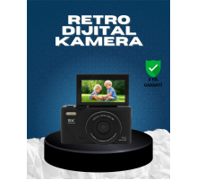 5K UHD Dijital Kamera 75MP Sensör 18x Zoom Stabilizasyonlu