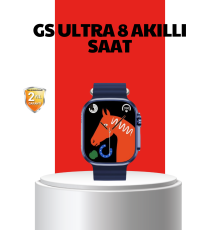 Akıllı Saat 360 mAh Çoklu Spor Modlu Lacivert Siyah Kordon