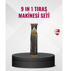 9’u 1 Arada Çoklu Bakım Tıraş Seti Profesyonel Saç Sakal Kesme