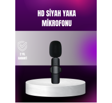 iPhone Uyumlu Çift Mikrofonlu Kablosuz Yaka Seti Profesyonel Ses