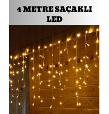 4 Metre Şelale Led Işık Perdesi Dekoratif
