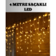4 Metre Şelale Led Işık Perdesi Dekoratif