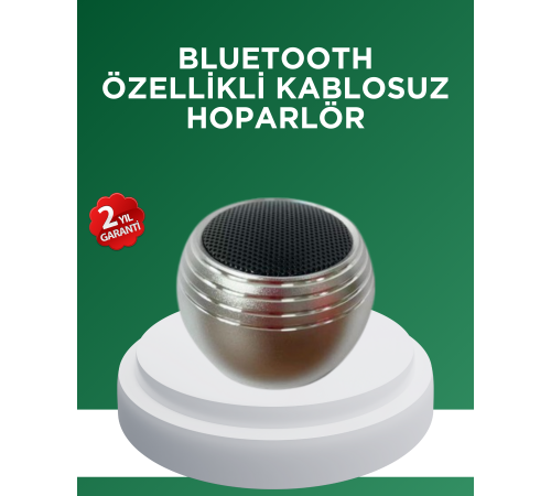 Mini Bluetooth Hoparlör TWS Özellikli Taşınabilir Güçlü Ses