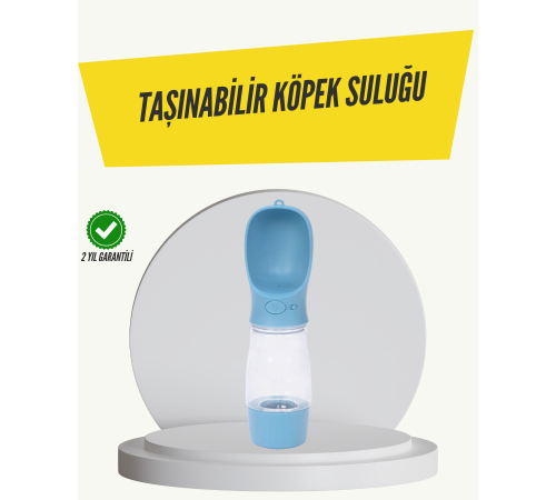 Taşınabilir Su Tasarruflu Köpek ve Kedi Su Şişesi Tek Elle Kullanım Kolaylığı