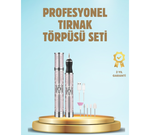 Elektrikli Tırnak Törpüsü Ayarlanabilir Hızlı Manikür Pedikür Cihazı