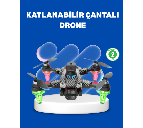 1080P Full HD Katlanabilir Drone Uzun Uçuş Süreli Hafif Tasarım