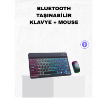 RGB Aydınlatmalı Q Klavye Türkçe Karakter Destekli