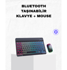 RGB Aydınlatmalı Q Klavye Türkçe Karakter Destekli