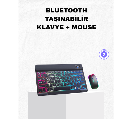 RGB Aydınlatmalı Q Klavye Türkçe Karakter Destekli