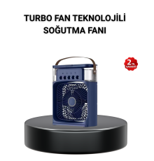 Turbo Fan Teknolojili Sessiz ve Güçlü Soğutma Masası Vantilatör