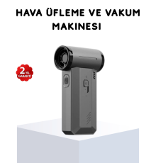 130000 RPM Çok Fonksiyonlu Şarjlı Hava Üfleme ve Vakum Temizlik Cihazı