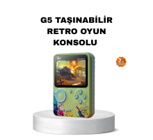 G5 Retro Oyun Konsolu 500 Klasik Oyunlu 3 İnç HD Ekran ve TV Bağlantılı