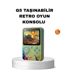 G5 Retro Oyun Konsolu 500 Klasik Oyunlu 3 İnç HD Ekran ve TV Bağlantılı