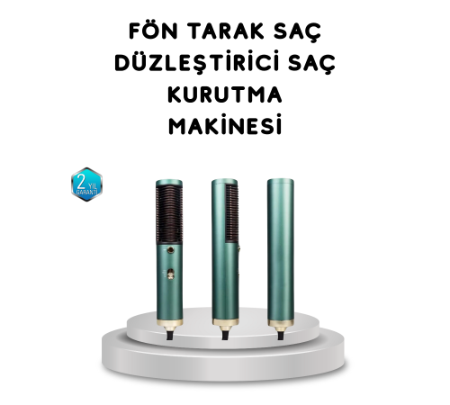 İyon Teknolojili Profesyonel Saç Kurutma ve Şekillendirme Makinesi 360° Dönebilen