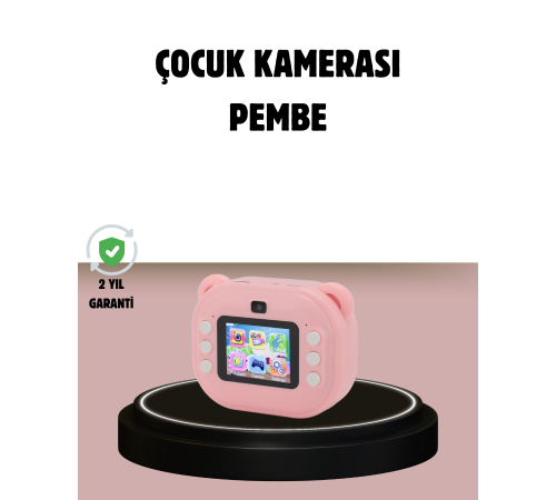 Anında Baskı Özellikli Şipşak Kamera 24MP HD Çift Lensli ve 32GB Hafızalı