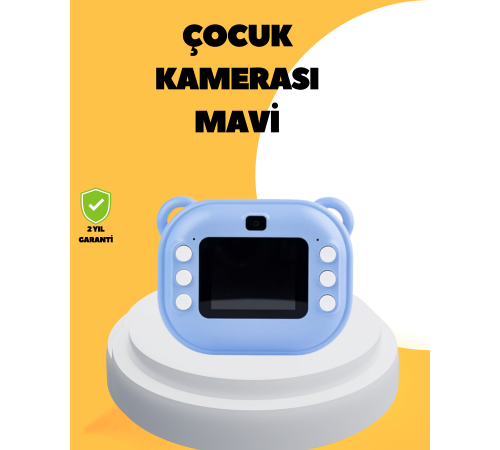 Anında Baskı Özellikli Şipşak Kamera – 24MP HD Çift Lensli, 32GB Hafızalı