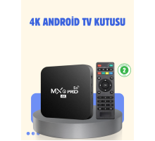 4K Android TV Box – 2GB RAM 16GB ROM, Hızlı Wi-Fi Bağlantılı Akıllı Medya Kutusu