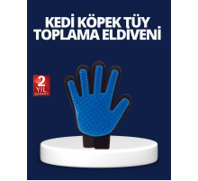 Evcil Hayvan Tüy Toplama ve Masaj Eldiveni – Köpek ve Kedi Tüy Dökülme Önleyici Bakım Eldiveni