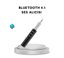 Mini Bluetooth Ses Alıcısı 3.5mm Girişli Kablosuz Müzik Adaptörü