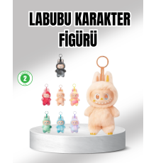 Labubu Peluş Oyuncak – Koleksiyonluk Yumuşak Dekoratif Figür 20 cm