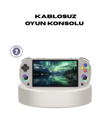 Taşınabilir Retro Oyun Konsolu – 5 İnç IPS Ekranlı, 3000 mAh Şarjlı, HD Destekli