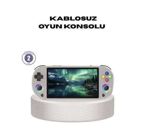 Taşınabilir Retro Oyun Konsolu – 5 İnç IPS Ekranlı, 3000 mAh Şarjlı, HD Destekli