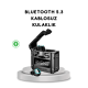 Kablosuz Bluetooth 5.3 Kulaklık – Aktif Gürültü Engelleme ve Gecikmesiz Oyun Modu