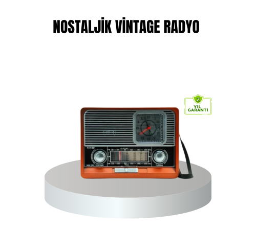 Vintage Radyo – Nostaljik Tasarım ve Modern Teknoloji Bir Arada