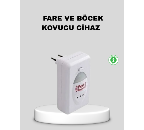 Ultrasonik Haşere Kovucu Cihaz – Sessiz, Kimyasalsız ve Etkili Koruma