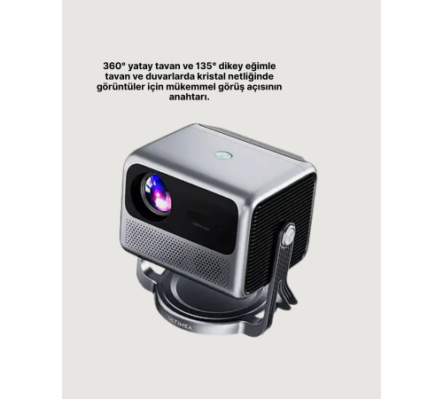 Smart Projector Android TV Yüksek Parlaklık Ev Sineması