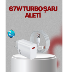 67 Watt Type C Şarj Adaptörü Asus Zenfone 7 8 9 Uyumlu