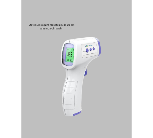 Temassız Termometre Hızlı Ölçüm Güvenli Dijital Ateş Ölçer