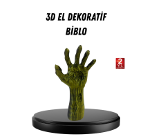 Modern Tasarım El Figürü 3D Dekoratif Biblo Koleksiyonluk