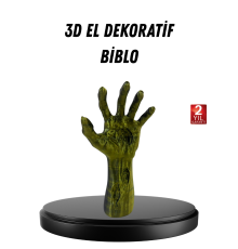Modern Tasarım El Figürü 3D Dekoratif Biblo Koleksiyonluk