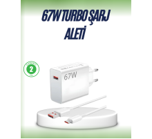 67 Watt Çift Turbo Şarj Adaptörü Oppo Reno 4 5 6 Uyumlu