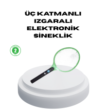 Pil ile Çalışan Elektronik Sinek Öldürücü – Çocuk ve Evcil Hayvan Dostu Tasarım