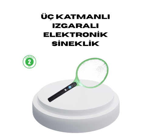 Pil ile Çalışan Elektronik Sinek Öldürücü – Çocuk ve Evcil Hayvan Dostu Tasarım
