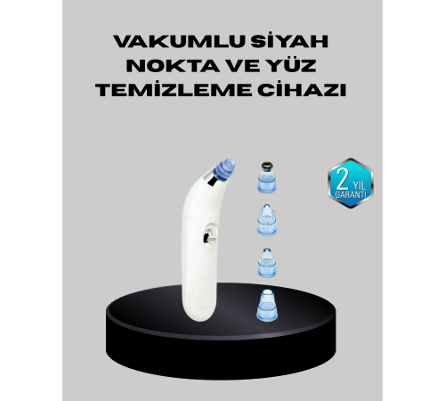 5 Kademeli Vakumlu Gözenek Temizleyici – Su Geçirmez ve Taşınabilir Siyah Nokta Cihazı