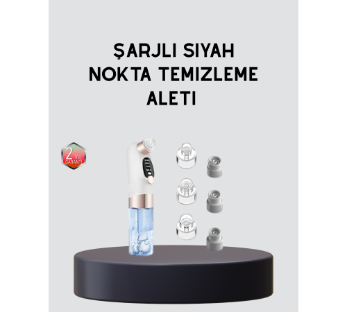 3 Kademeli Vakumlu Gözenek Temizleme Cihazı – Cilt Yenileyici Masaj ve Derin Temizlik