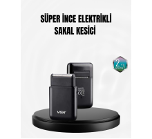Taşınabilir Elektrikli Tıraş Makinesi USB Şarjlı 5W Motor ve 0.3 mm Hassas Kesim