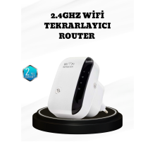 Kablosuz İnternet Genişletici 2.4GHz WiFi Repeater Kolay Kurulumlu
