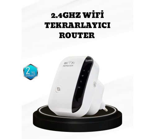 Kablosuz İnternet Genişletici 2.4GHz WiFi Repeater Kolay Kurulumlu