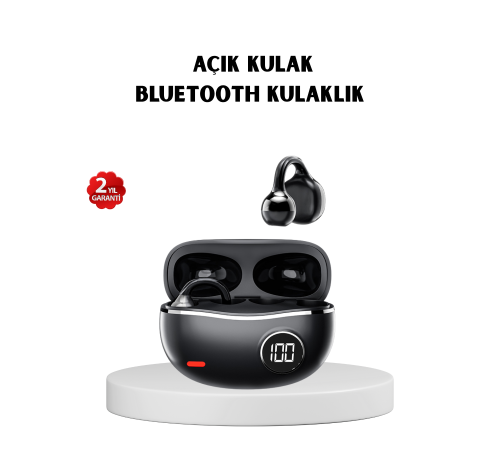 Kablosuz Açık Kulak Kulaklık Bluetooth 5.4 Type-C Hızlı Şarj 30 Saat