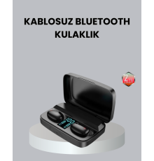 TWS A10s Bluetooth 5.0 Kulaklık Powerbank Şarj Kutulu Mini Tasarım