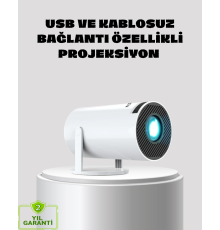 Kablosuz Bağlantılı Full HD Ev Sinema Projeksiyonu 160 ANSI Lümen