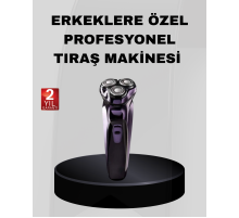 Profesyonel Şarjlı Tıraş Makinesi Ayarlanabilir Başlıklı Kablosuz