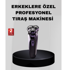 Profesyonel Şarjlı Tıraş Makinesi Ayarlanabilir Başlıklı Kablosuz