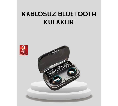 Bluetooth 5.1 M10 TWS Kulaklık Ergonomik Tasarım Yüksek Ses Kaliteli